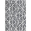Tapis géométrique gris foncé / ivoire Oceola-1618047372