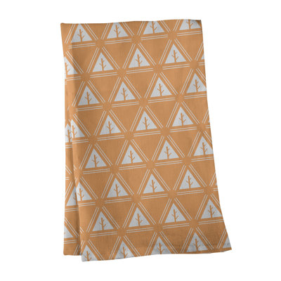 Serviette de thé minimaliste en sapin monochrome Theo Nath