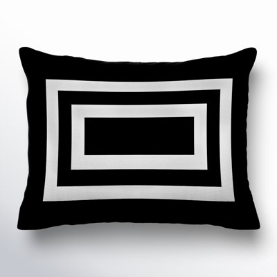 Luella Geometric Outdoor Reversible Throw Pillow
