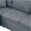 Canapé-lit modulaire, canapé-lit d'angle en forme de L avec repose-pieds et rangement avec accoudoirs cachés et charge USB pour le salon-2058724611