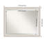Miroir de salle de bain mural biseauté Reshard Ridge-360304463-360304465