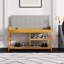 Jonestown Linen Upholstered Storage Bench-1578318360