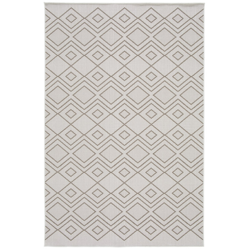Braun Flatweave Indoor/Outdoor Cream Rug, Rectangle 120 x 170cm