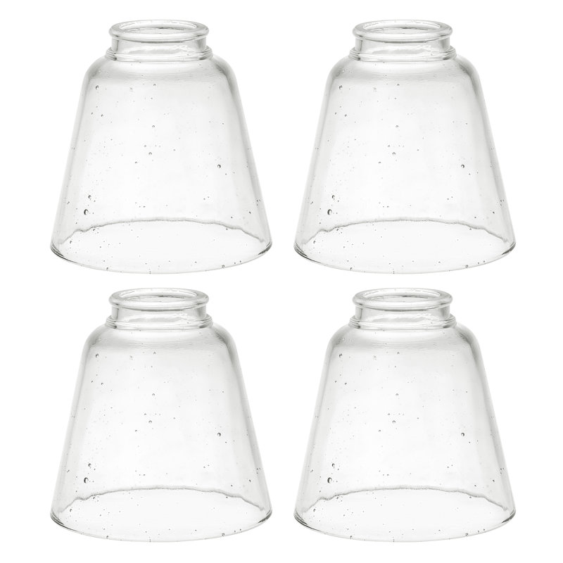 4.75'' H Glass Bell Ceiling Fan Fitter Shade
