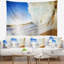 Tapisserie de plage sandy océan crashing ondulations-28507277