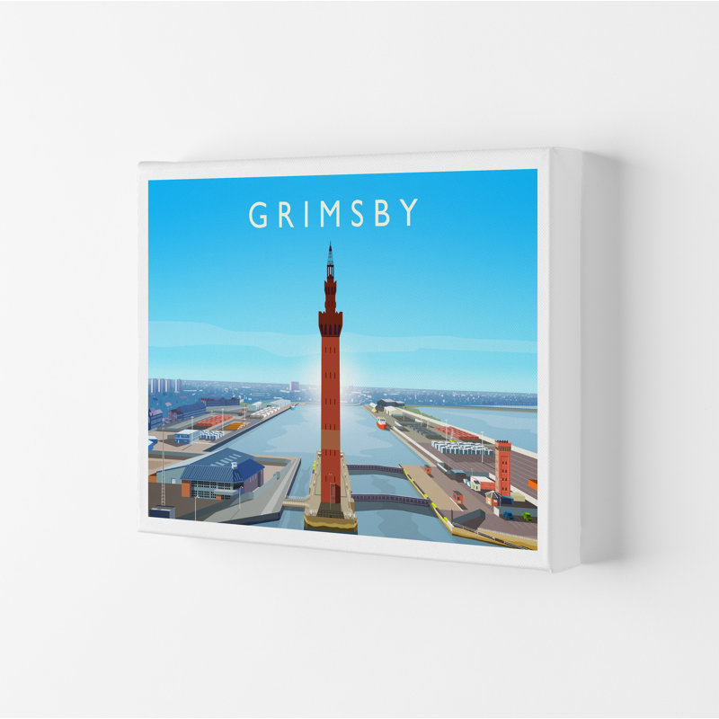 Grimsby by Richard O'Neill - Print, Wrapped Canvas, 29.7cm H x 42cm W x 4cm D