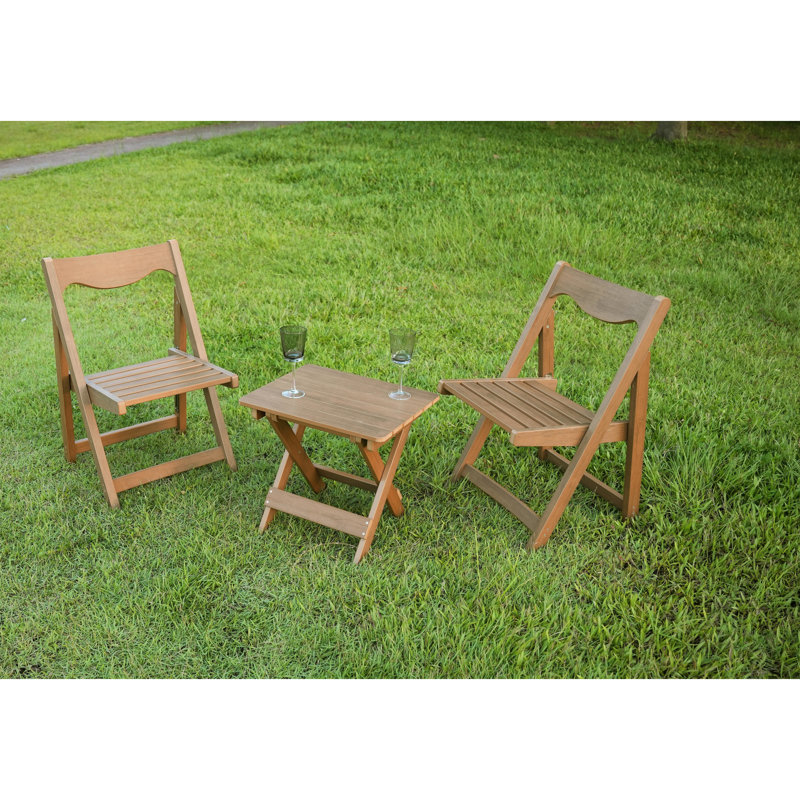 Table et chaise d'extérieur Hips avec 2 chaises, table rectangulaire, aspect jardin