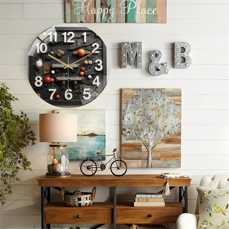Horloge murale 12 po