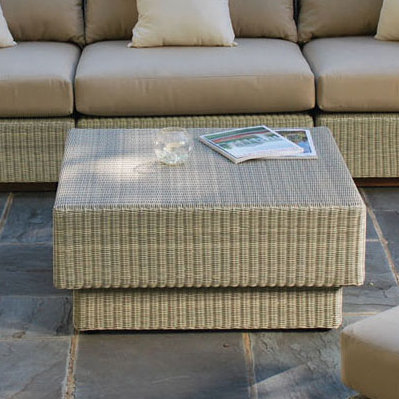 Westport Outdoor Square Coffee Table, Textured Charcoal