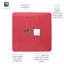Trendi Switch 2 Gang Female TV Co-Axial & RJ45 Cat 5e PC Ethernet Sockets-117403811
