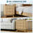 Wood Nightstand Set of 2 – 3-Drawer Fluted Bedside Tables. Value Bundle for   Bedroom-408635758