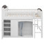 Loft Bed with Wardrobe, Storage Cabinet-1242013193