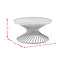 Garin Round Coffee Table in Walnut