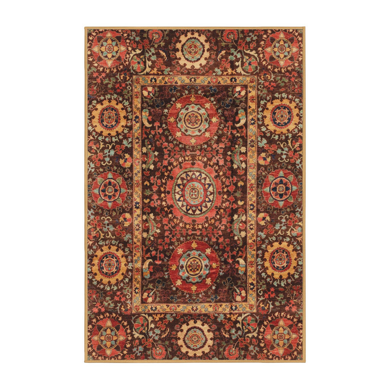 Tapis abstrait moderne 3906, Tapis de couloir 2 pi x 5 pi