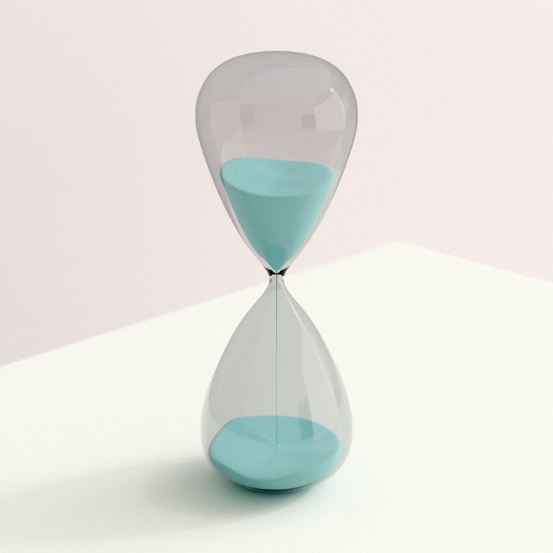 Cobie Abstract Hourglass, Green