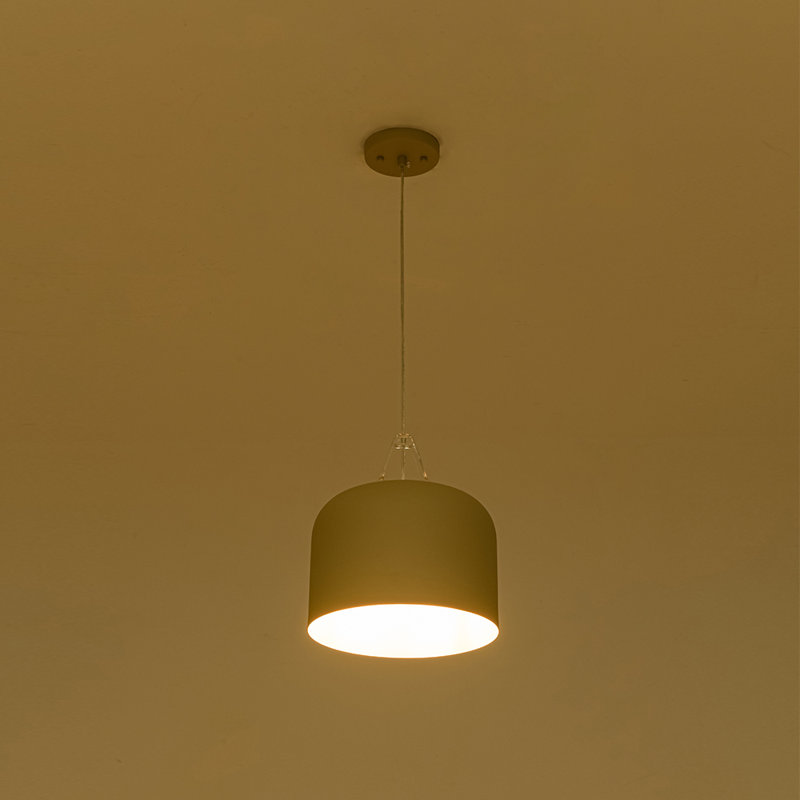 1-Light Drum Pendant Light