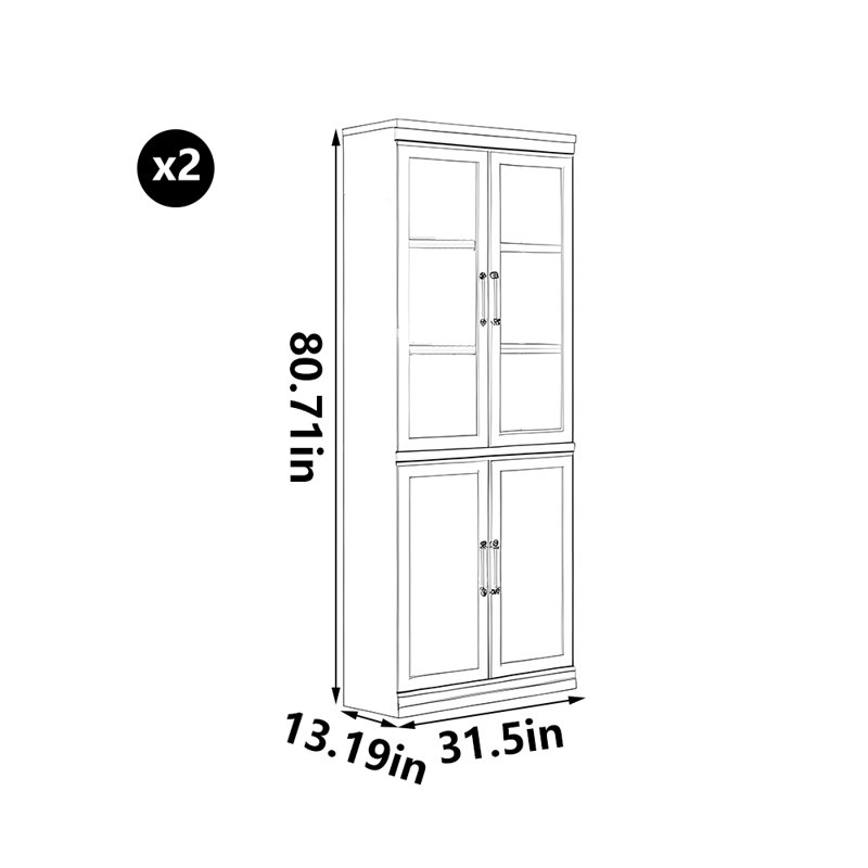 American style bookcase