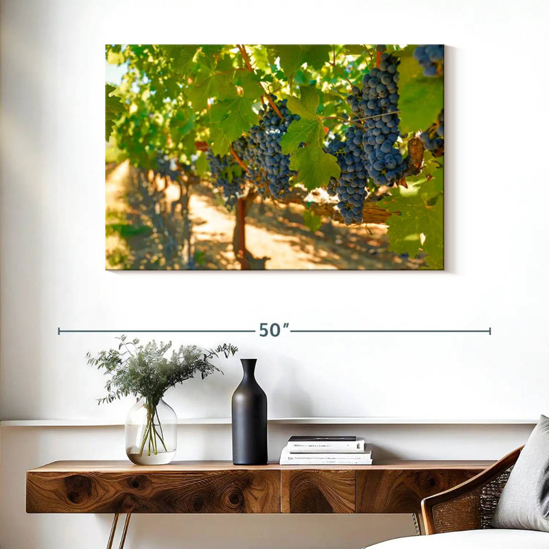 Raisins Yarlin Napa Valley, H 26 po x l 39 po