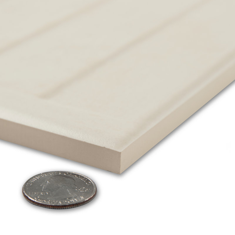 Habanera Decor 11-7/8 In. X 35-1/2 In. Ceramic Wall Tile, Beige