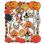 25 Piece Disposable Paper Plastic Halloween Decoration Kit Disposable Party Supplies for Guests