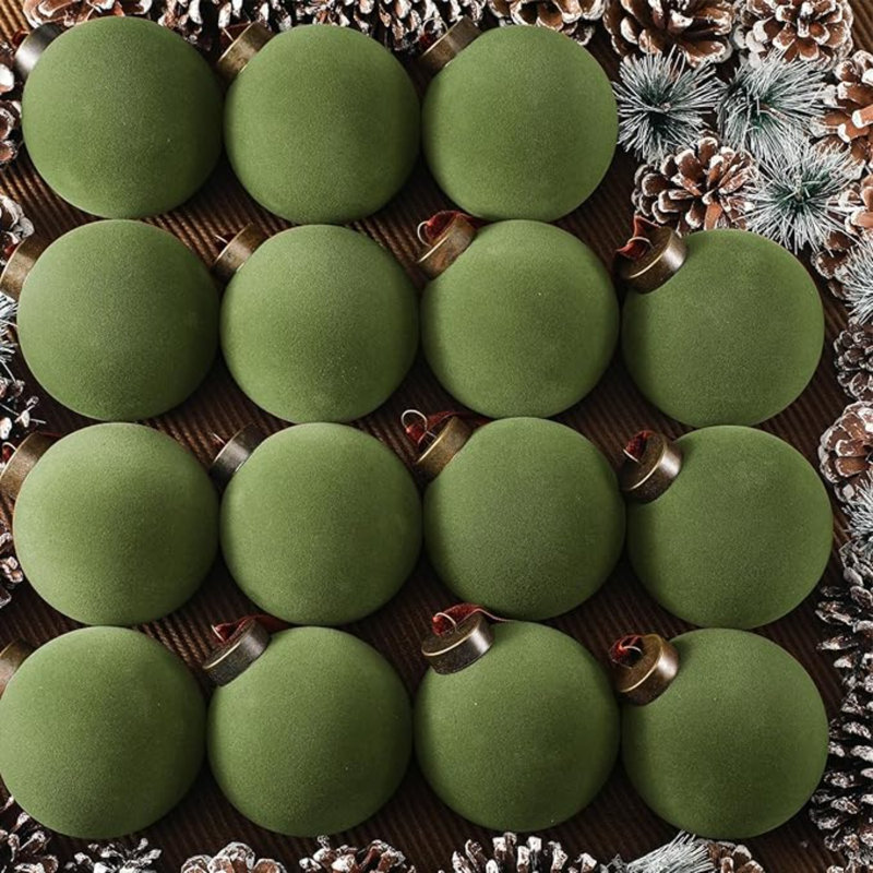 Babiole en velours 3 po, Vert