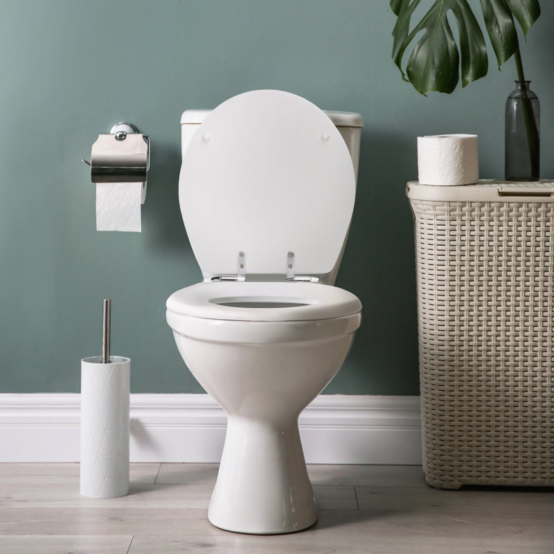Dalton Round Toilet Seat In White
