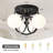 3-light Glass Flush Mount Lights-592787649