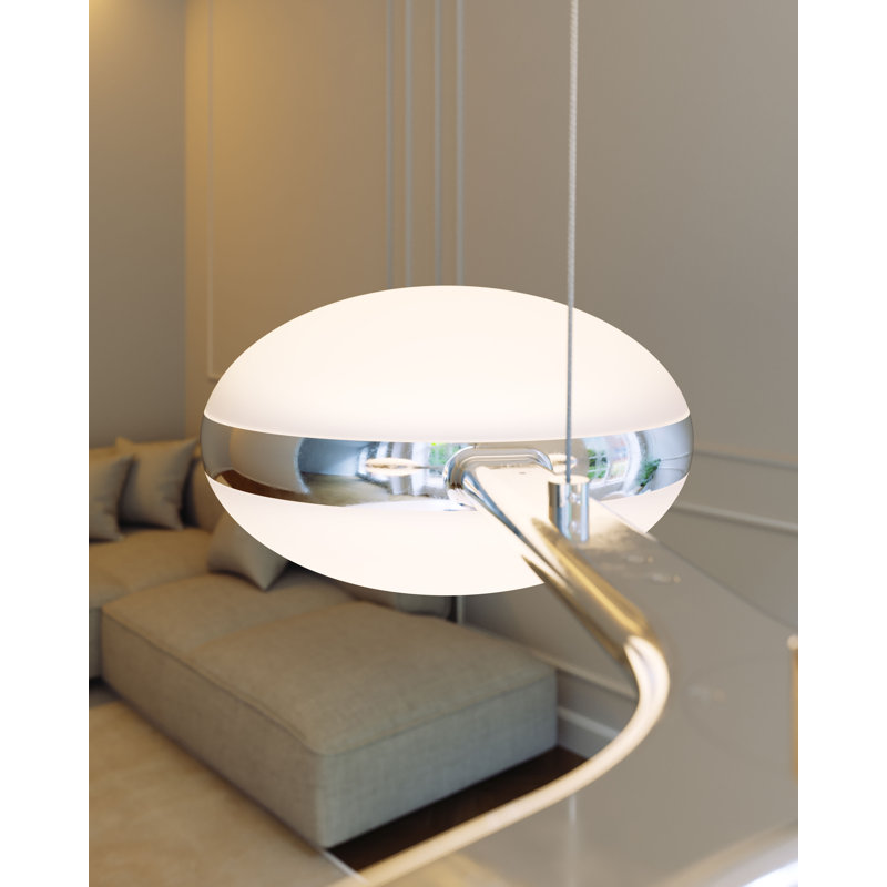 Pillow 3 - Light LED Pendant, Silver