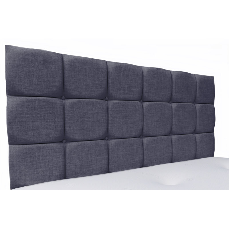 Lennart Upholstered Headboard, Small Single (2'6), Slate Grey