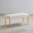 Choupette Faux Leather Upholstered Bench-548689232