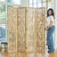 Paravent classique sculpté - Paravent pliable en bois 5,75 pi-1817137403-1814388420