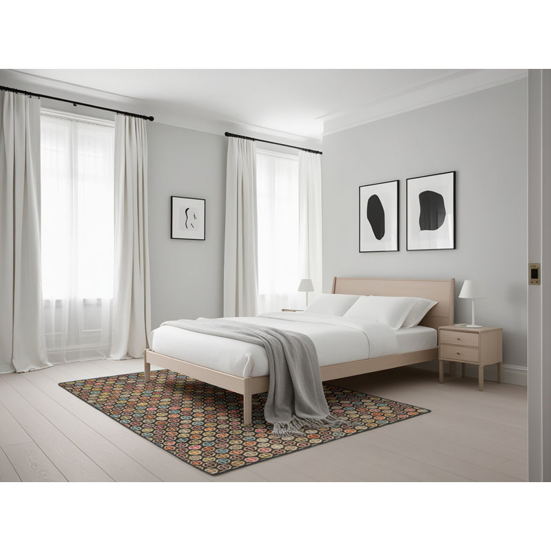 Tapis abstrait moderne 5374, Rectangle 5 pi x 7 pi