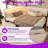 Twin Size Upholstered Bed Frame With Storage Drawers, LED Lighting, USB Charging, Solid Wood Support-327765676