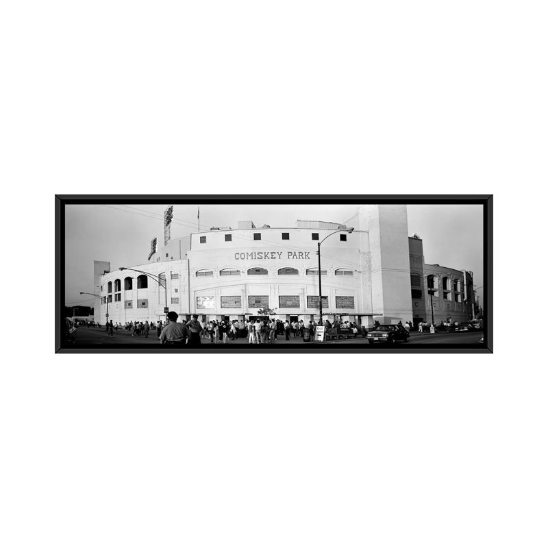 « comiskey park, chicago, illinois », reproduction de photo sur toile, H 12 po x l 36 po x P 1,5 po, Toile tendue