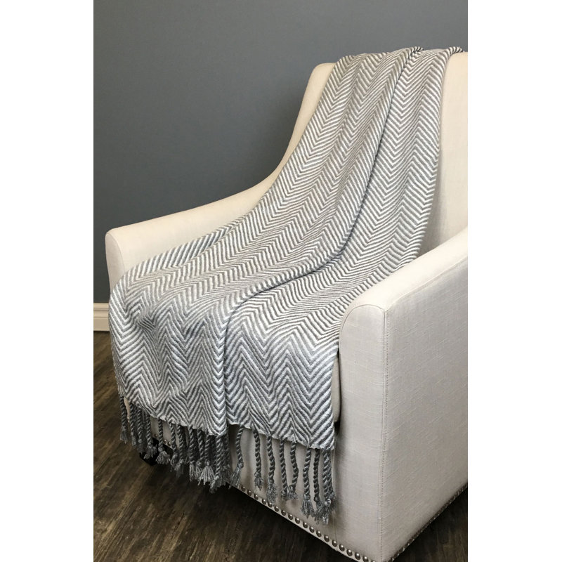 Los Angeles Throw Blanket, Light Gray