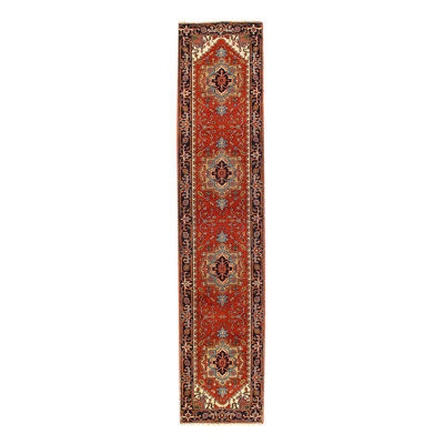 Oriental Area Rug in Rust