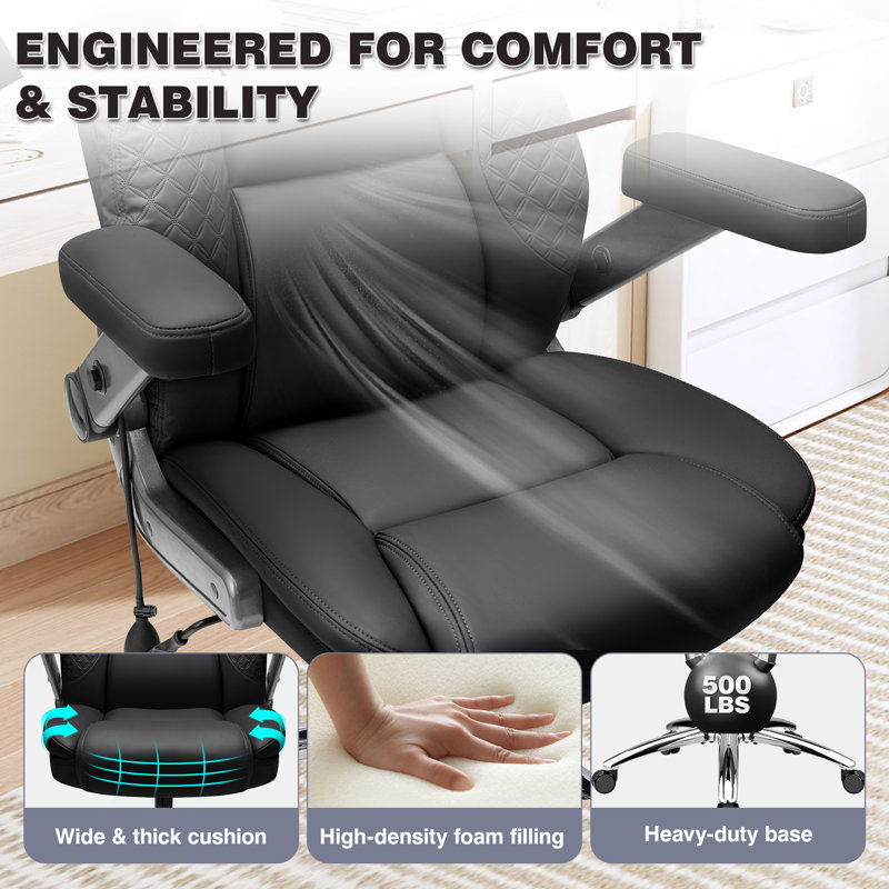Fauteuil de direction ergonomique Joulon, Noir