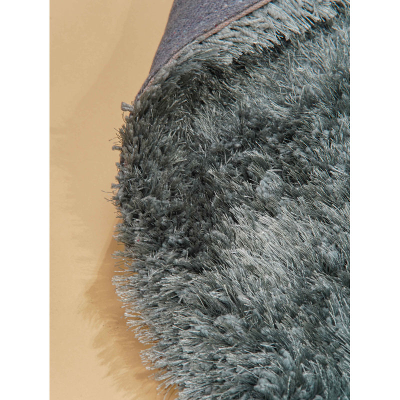 Hand Tufted Shag Polyester Eco-Friendly Area Rugs - Rectangle, Charcoal Color, Plain Solid Design, High Pile Thick Handmade Anti Skid Area Rugs for Living Room, Bed Room