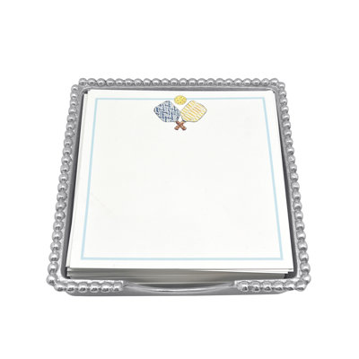 Pickleball Beaded Notecard