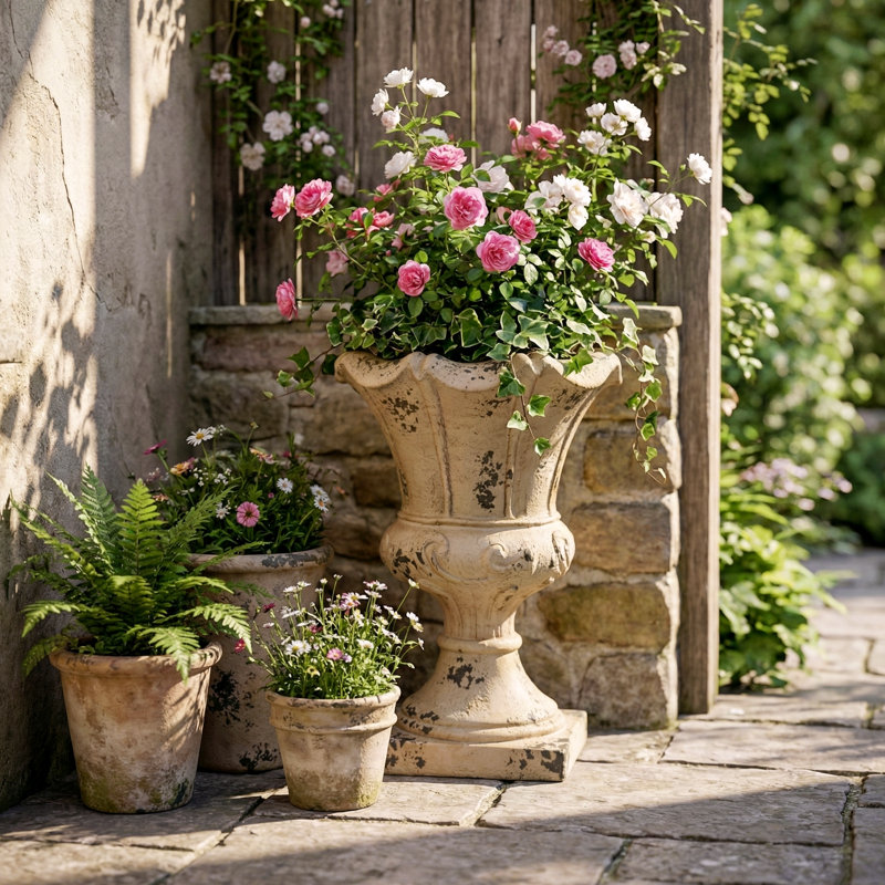 Urne de jardin Aurelius Scalloped Heritage