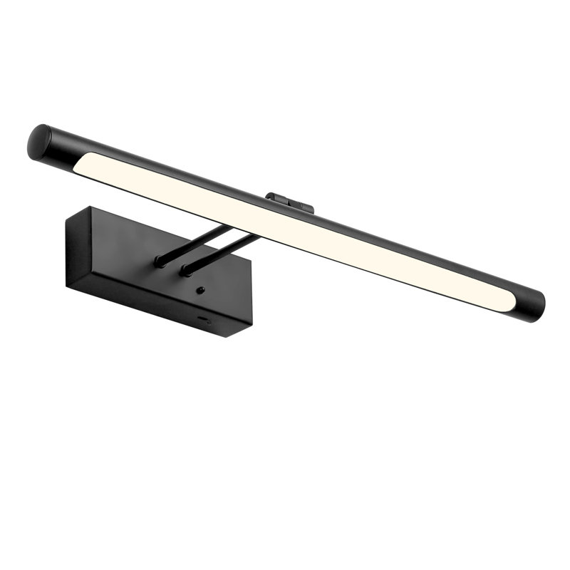 18'' Picture Light with Remote - Dimmable 3CCT Adjustable Swing Arm, Wireless Battery Operated Wall Light for Artwork & Paintings