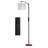 62" Arched Floor Lamp with Remote Control and Bulb Included-1993365008