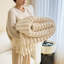 Striped Machine Tufted Blanket-860294280-860294284-860294285
