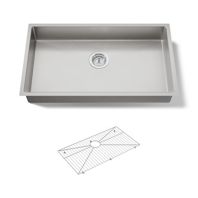 Strive 32 In. Undermount Single-Bowl Kitchen Sink