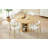 Round Dining Table with Two Dining Chairs-1576942784