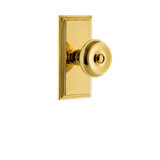 Grandeur Carré Plate Privacy with Bouton Door Knob