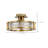 Peitsa - 13 Inch LED Semi Flush - Acrylic Panels-1696420595