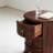 Wood Bedside Table,Side Table,Round End Table