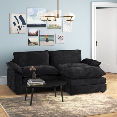 Avrilynn Upholstered Cloud Sofa&Couch with Ottoman