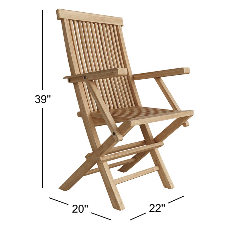 Classic Outdoor Teak Lounge Chair